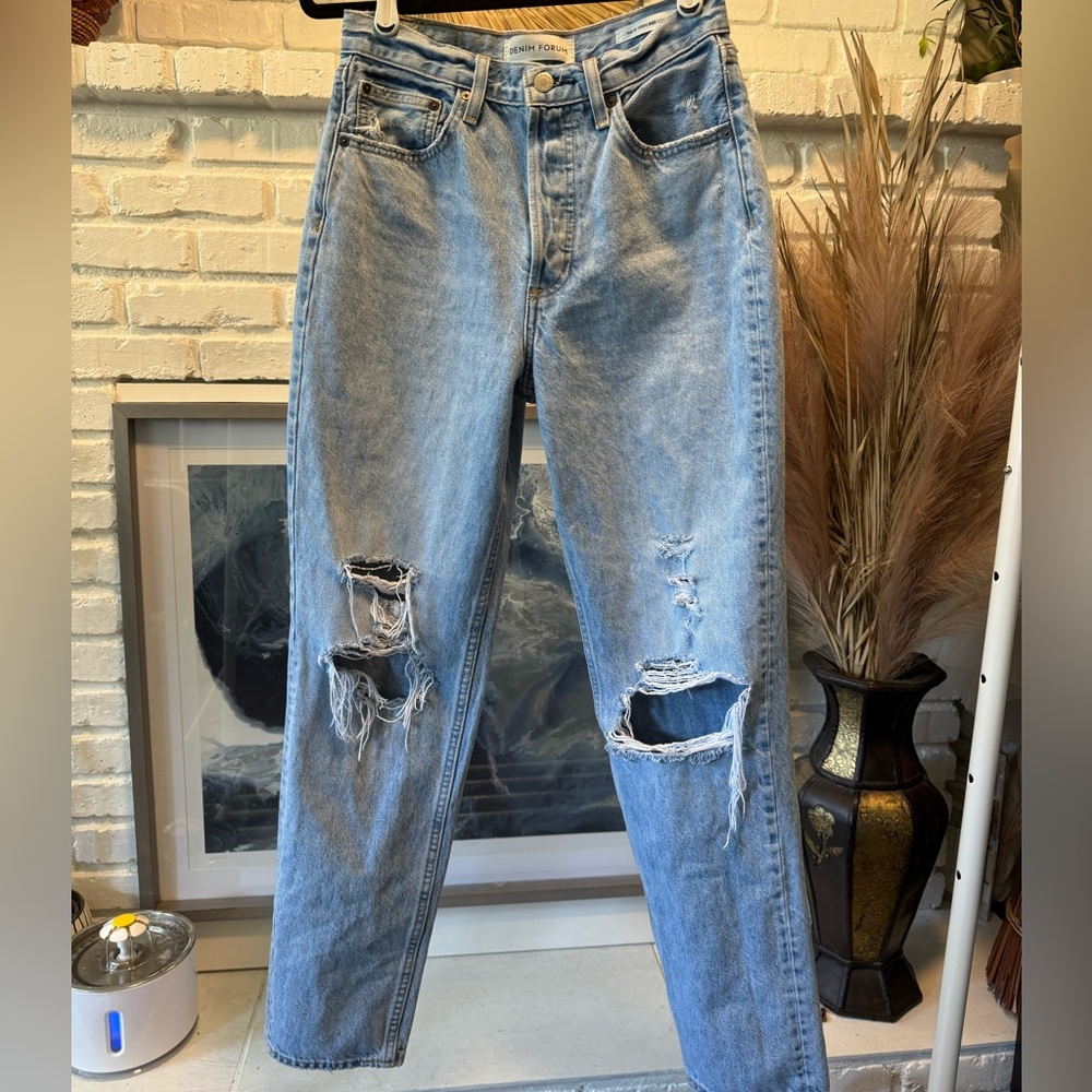 Denim Forum BF high rise 28L jeans size 25